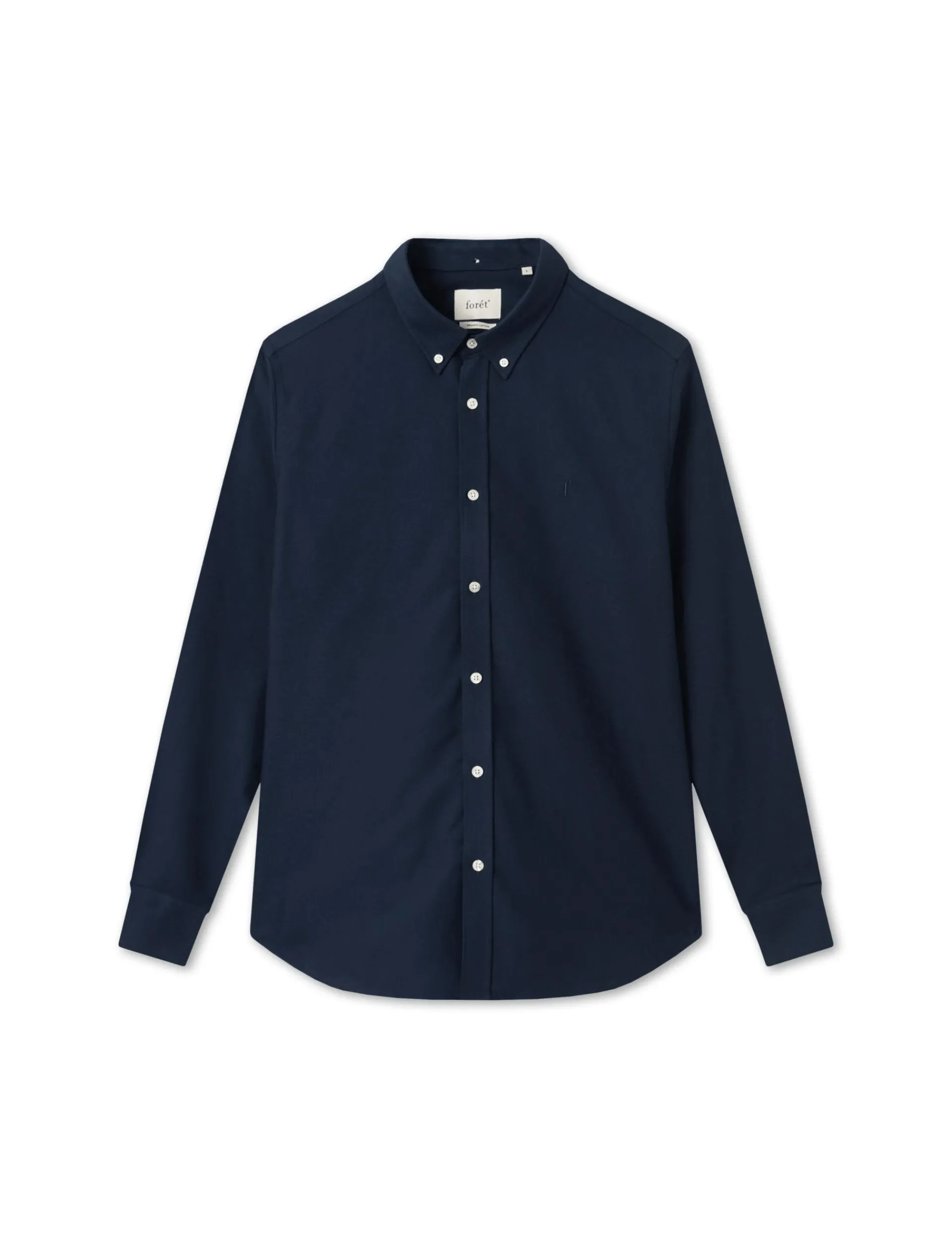 Men Forét Shirts-Life Shirt-Navy