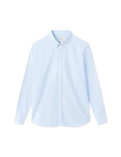 Men Forét Shirts-Life Shirt-White/Light Blue