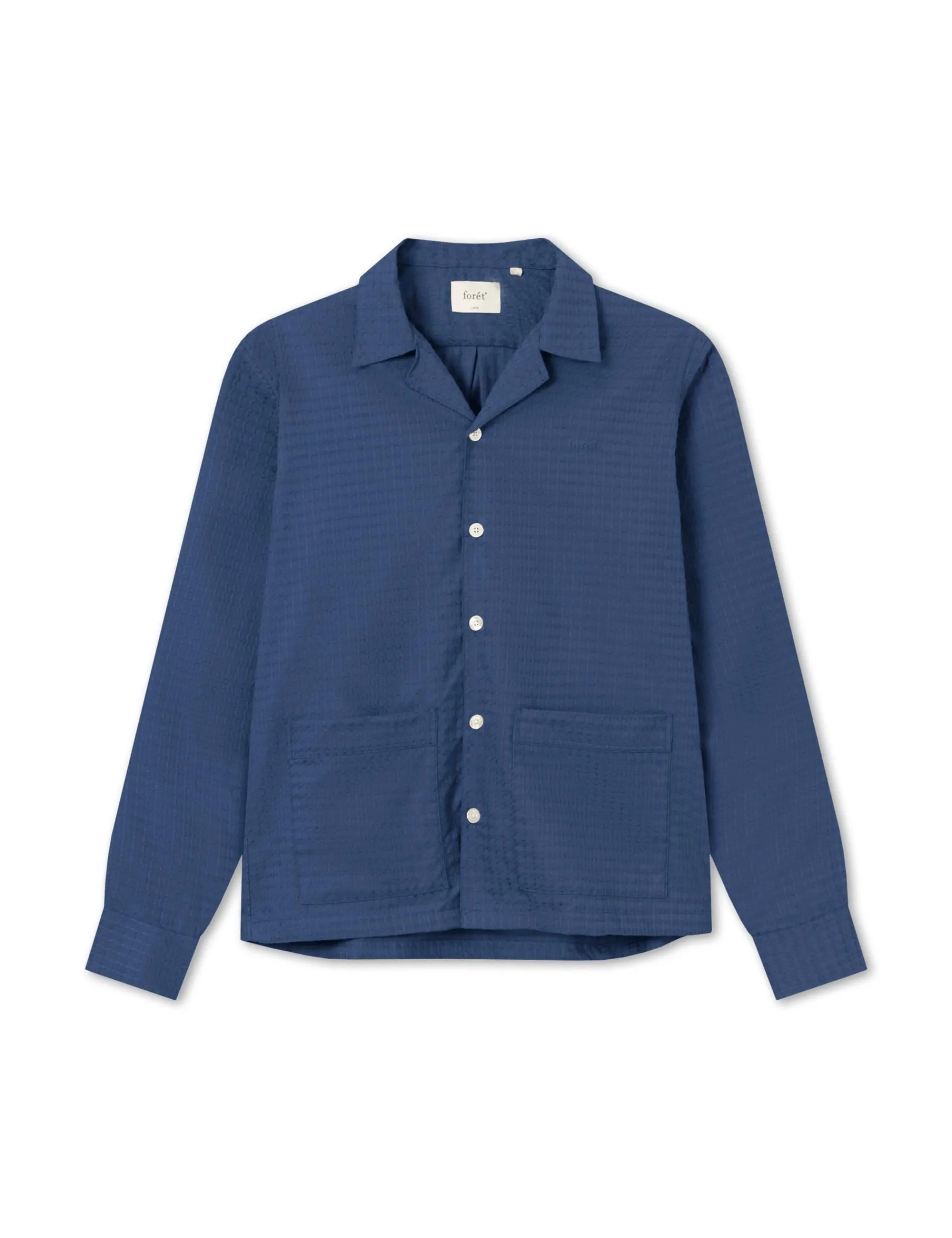 Men Forét Shirts-Loom Shirt-Navy
