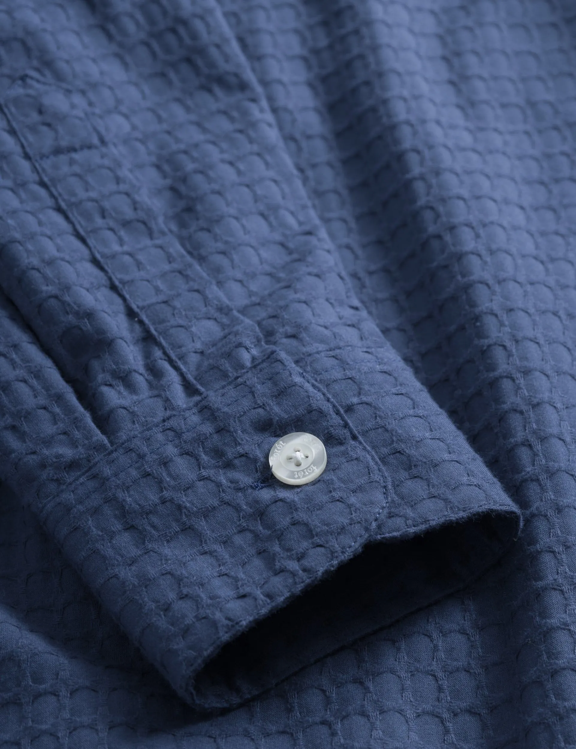 Men Forét Shirts-Loom Shirt-Navy
