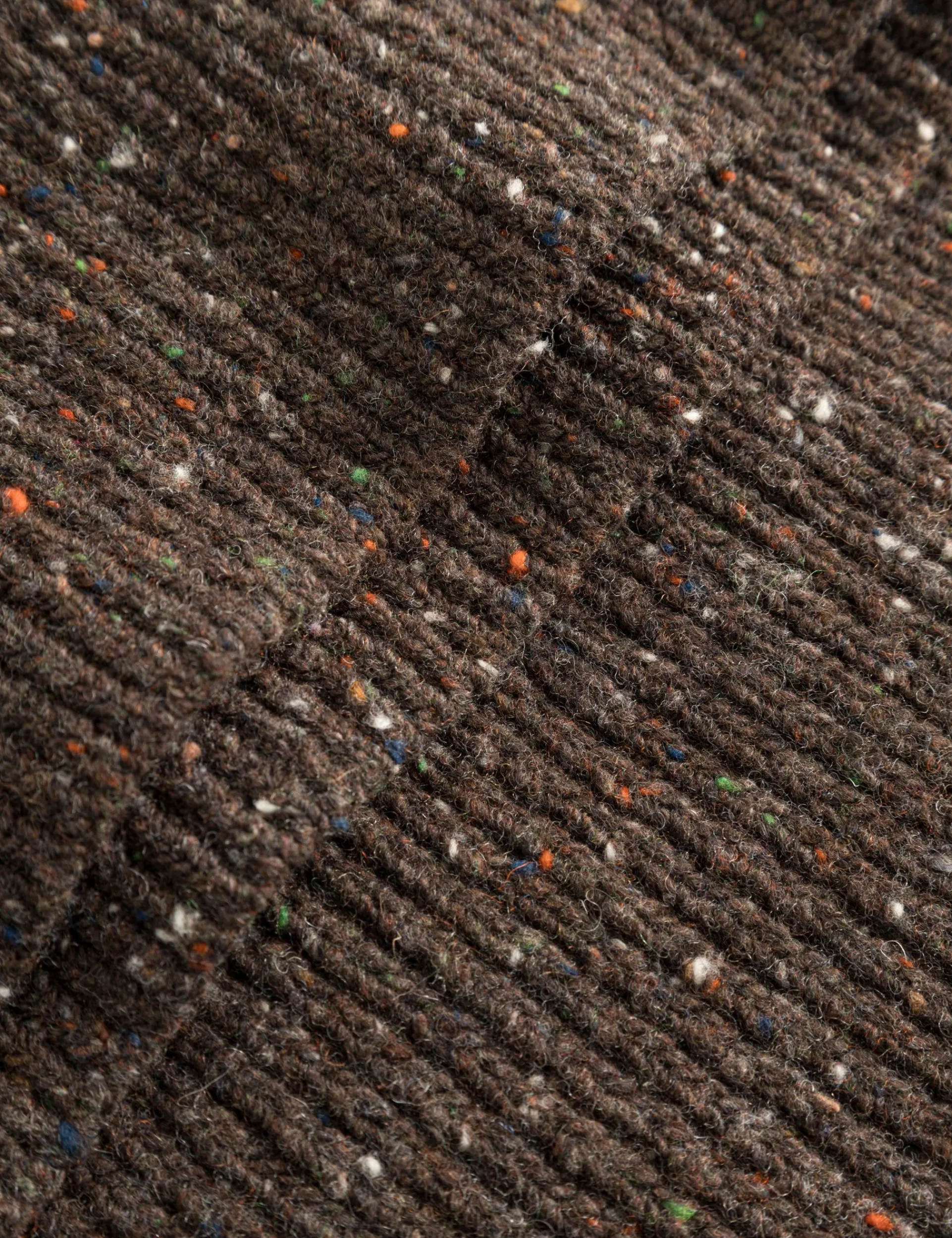 Men Forét Knitwear-Marsh Puzzle Turtleneck-Brown
