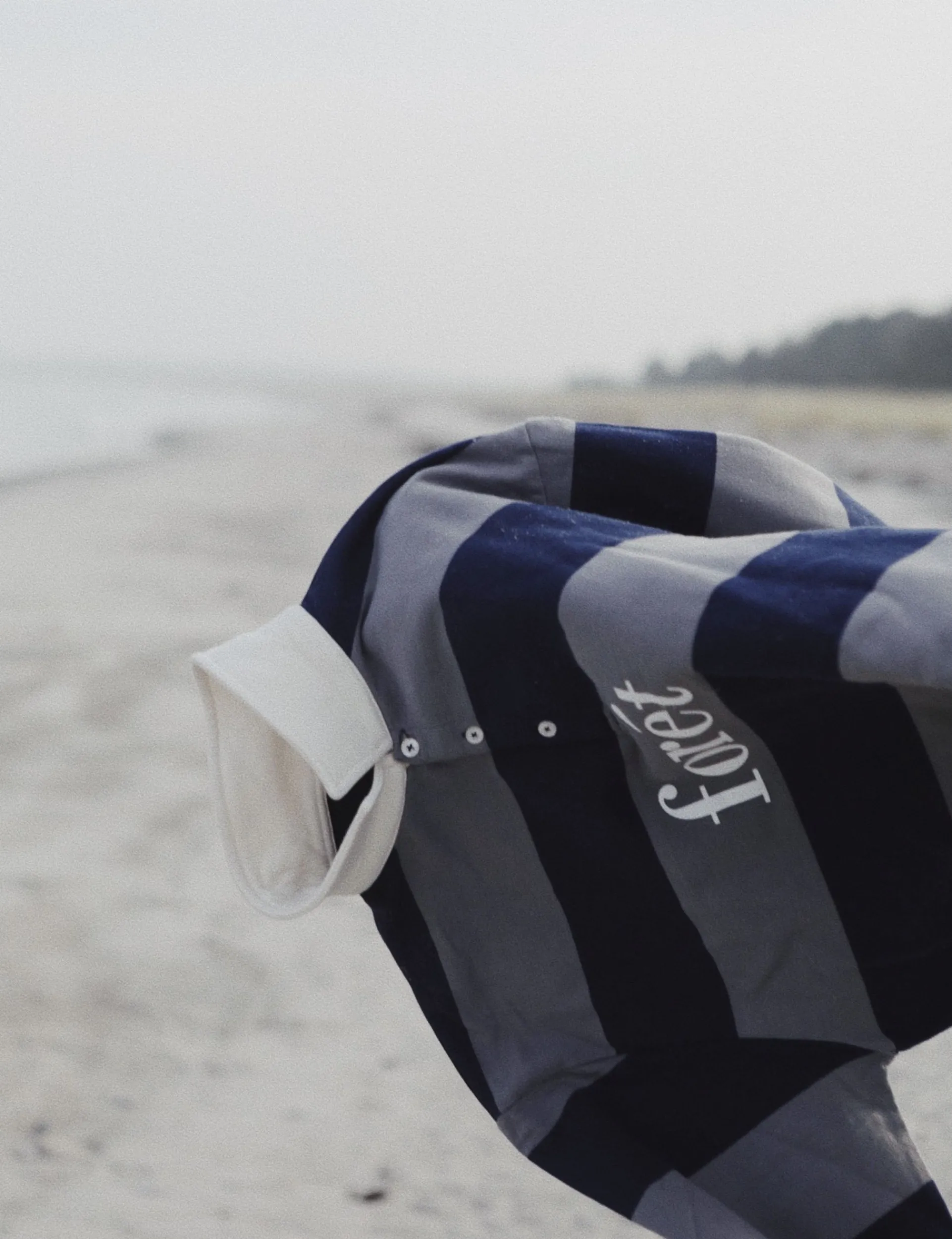 Men Forét Sweatshirts-Match Polo Sweatshirt-Granite/Navy