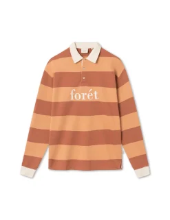 Men Forét Sweatshirts-Match Polo Sweatshirt-Sandstone/Brick