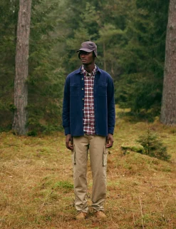 Men Forét Shirts-Mellow Shirt-Navy