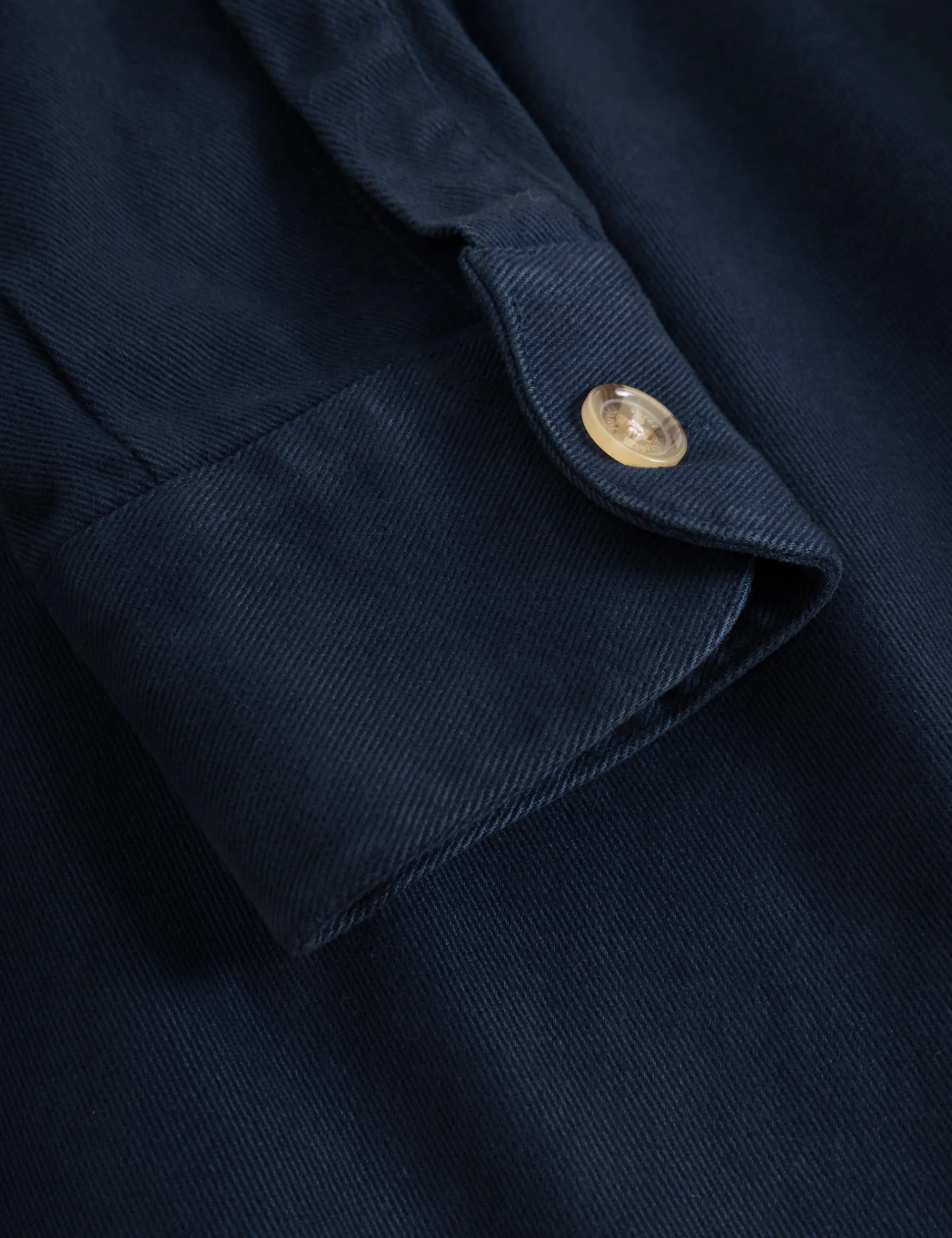 Men Forét Shirts-Mellow Shirt-Navy