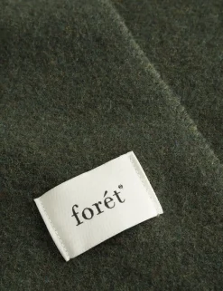 Men Forét Knitwear-Melt Scarf-Army