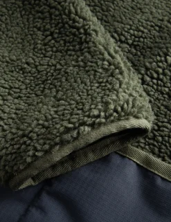 Men Forét Jackets-Mountain Fleece Jacket-Army Block