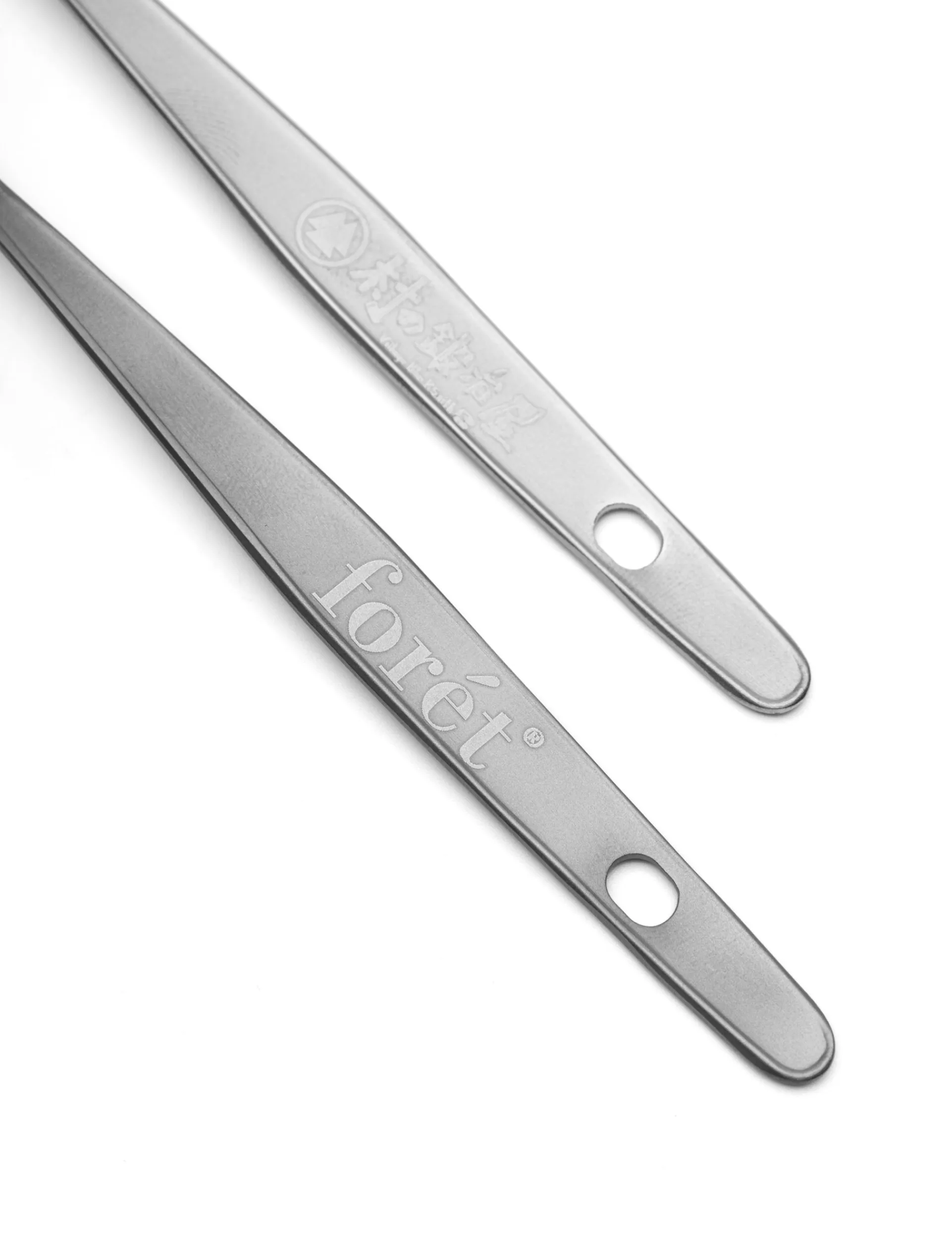 Forét Goods-Muranokajiya X Foret-Fork & Spoon Set-Titanium