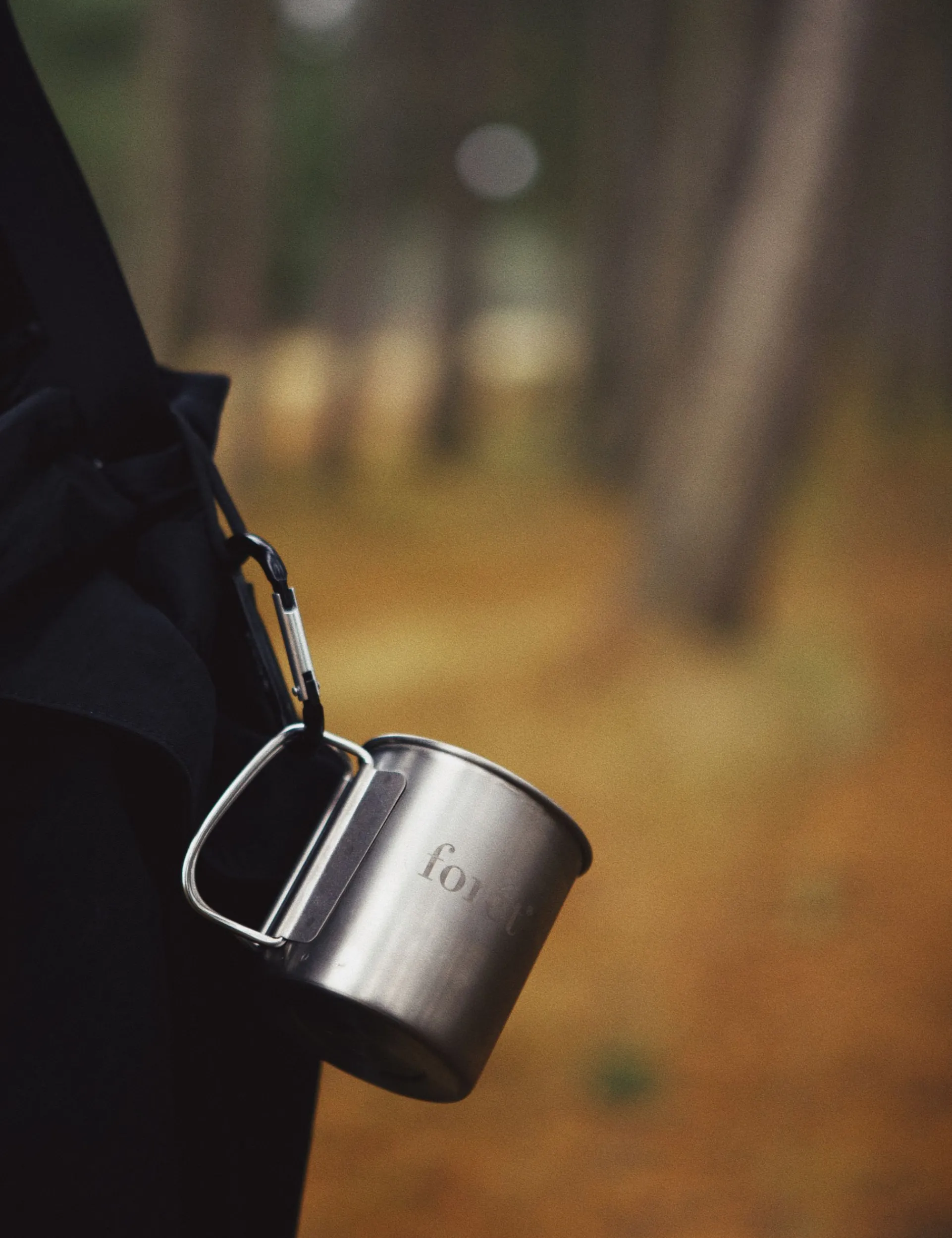 Men Forét Accessories-Muranokajiya X Foret-Single Wall Mug 300Ml-Titanium