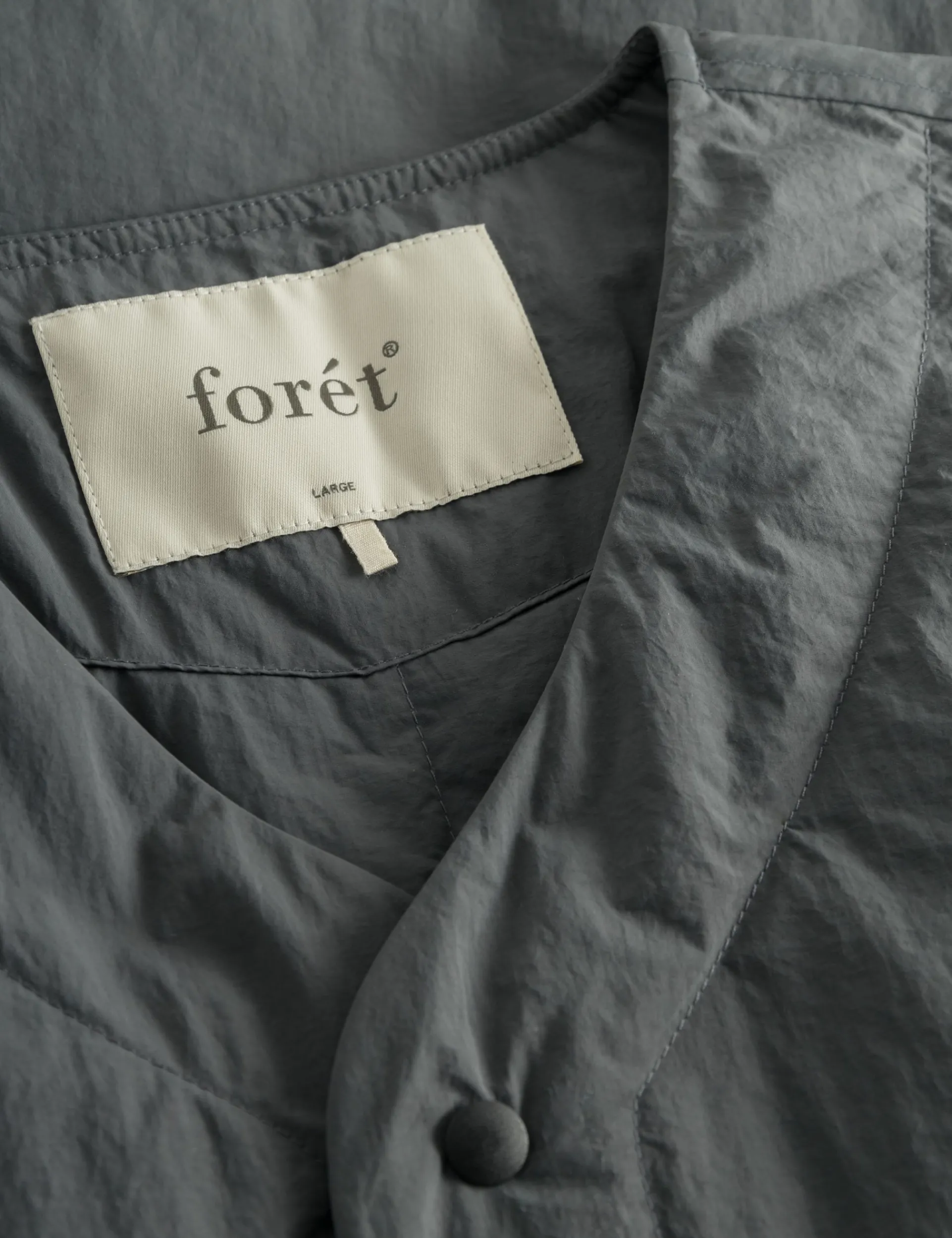 Men Forét Vests-Myst Liner Vest-Grey