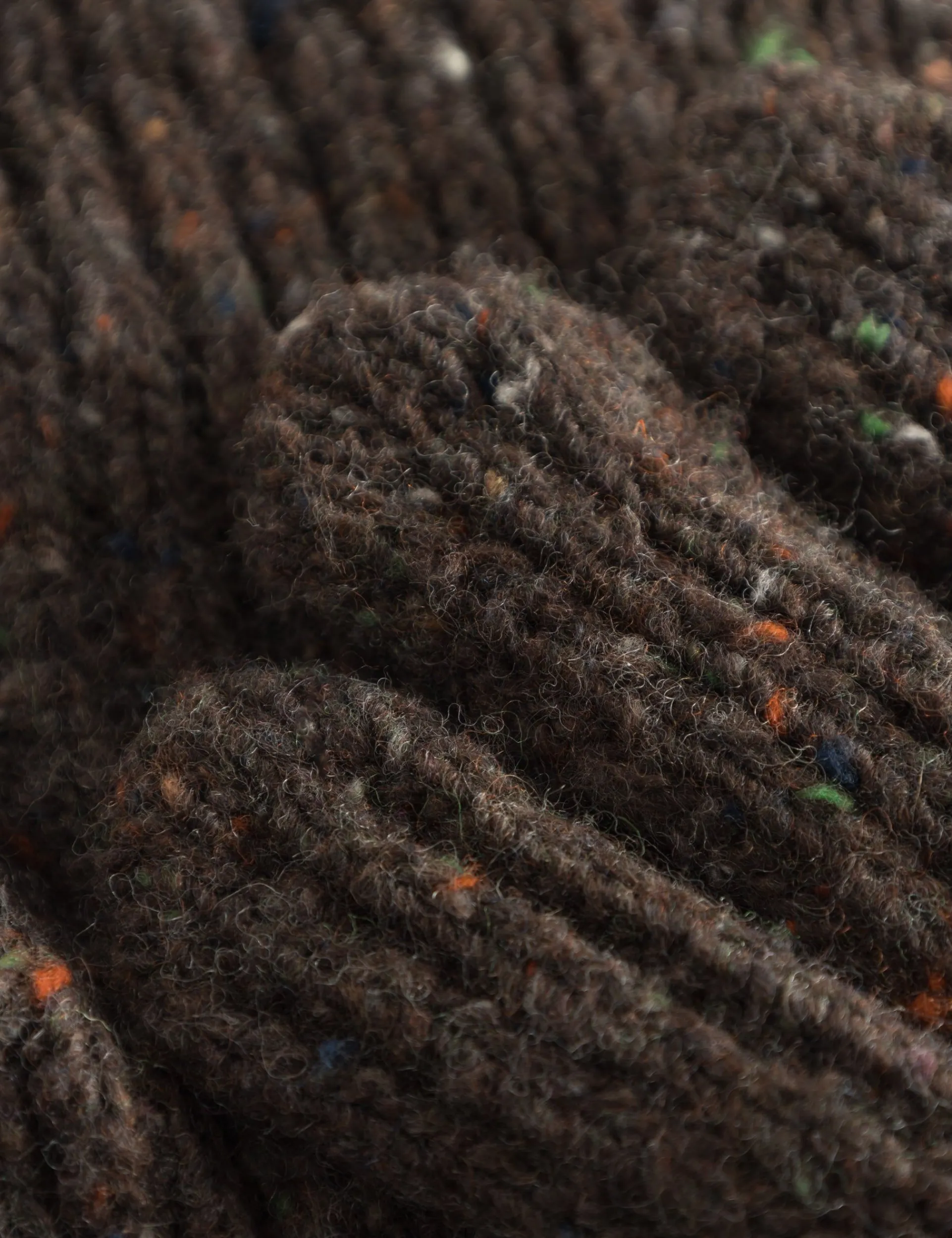 Men Forét Knitwear-Neo Puzzle Gloves-Brown