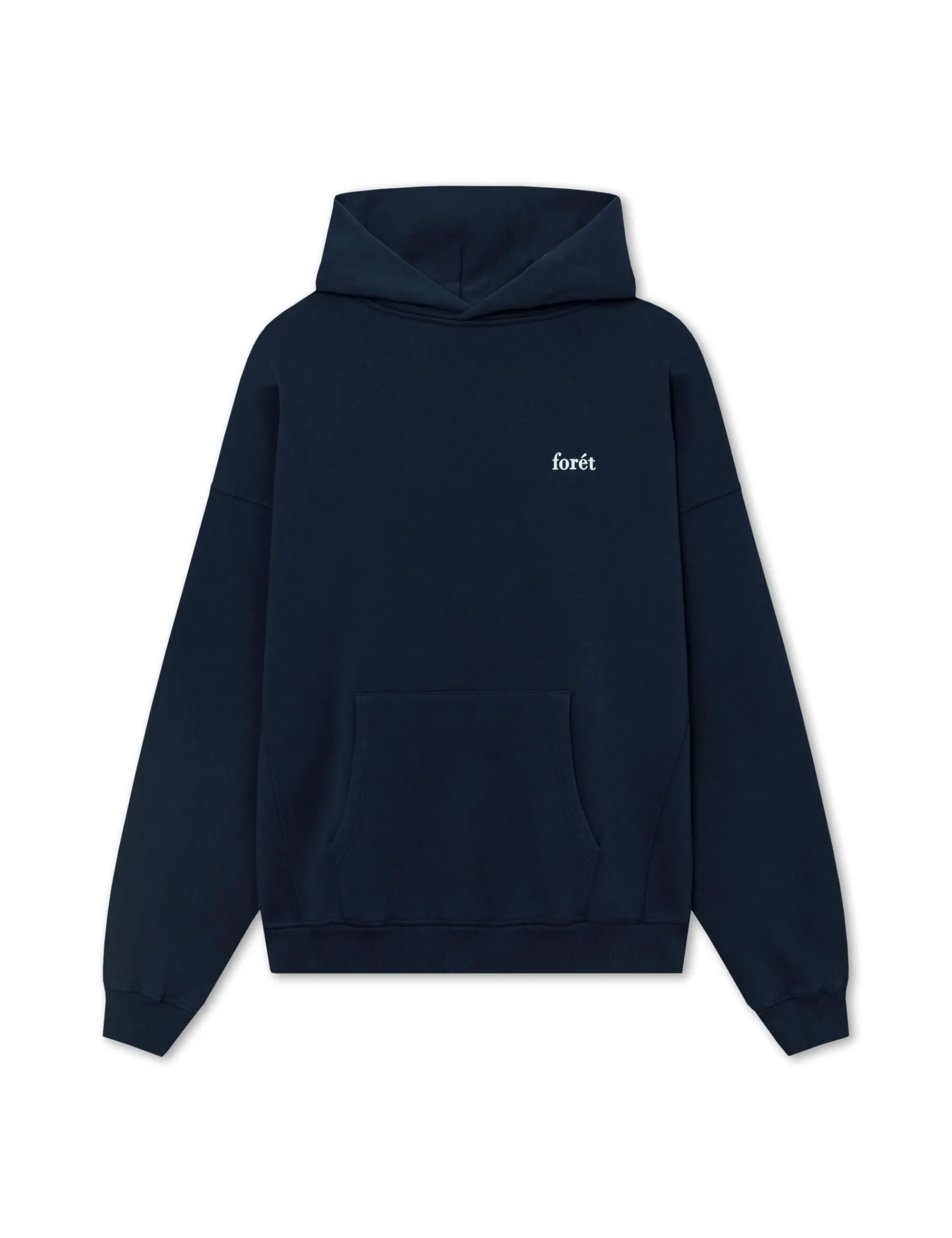 Men Forét Hoodies-Noon Hoodie-Navy