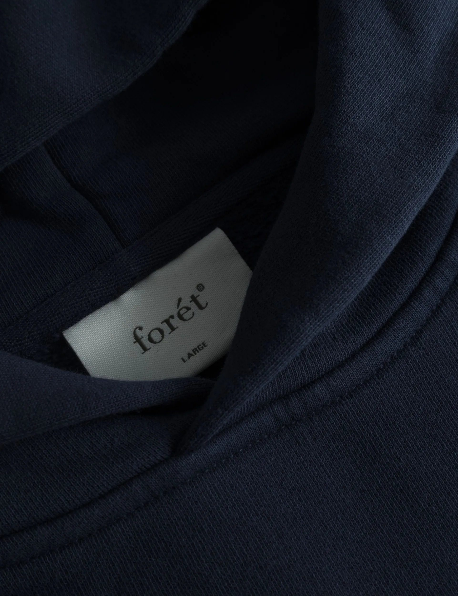 Men Forét Hoodies-Noon Hoodie-Navy