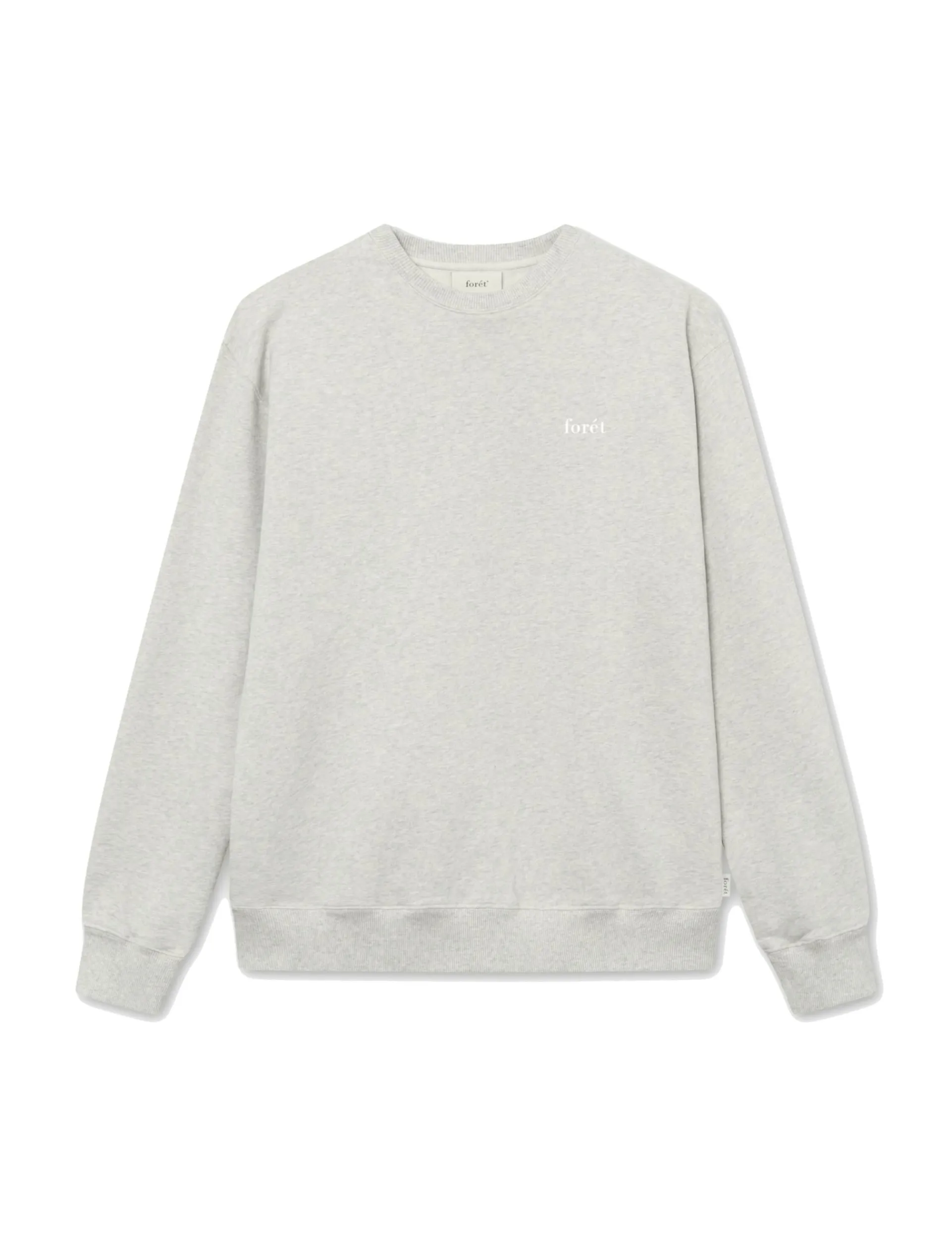 Men Forét Sweatshirts-Noon Sweatshirt-Snow Melange