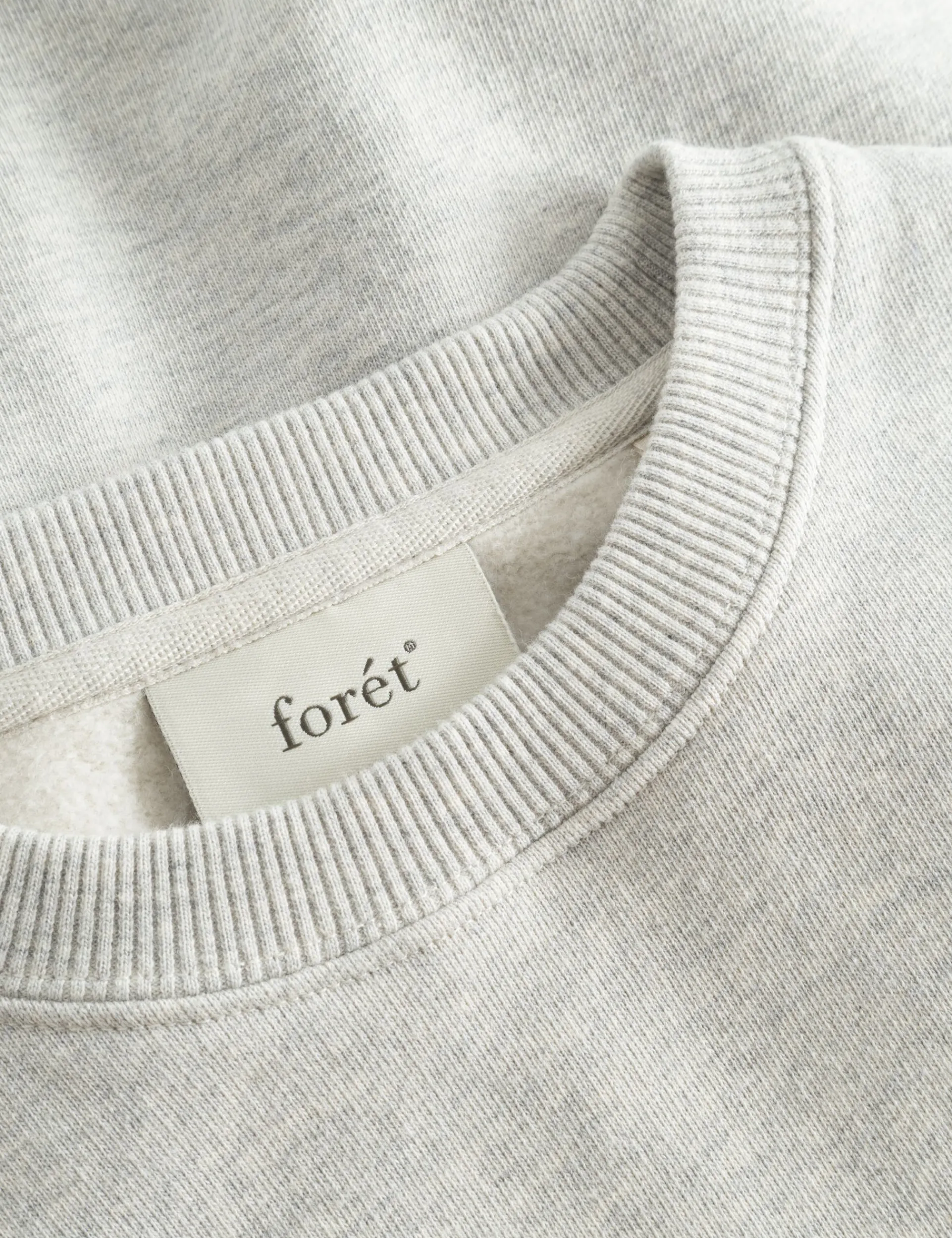 Men Forét Sweatshirts-Noon Sweatshirt-Snow Melange