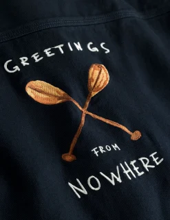Men Forét Shirts-Nowhere Overshirt-Navy