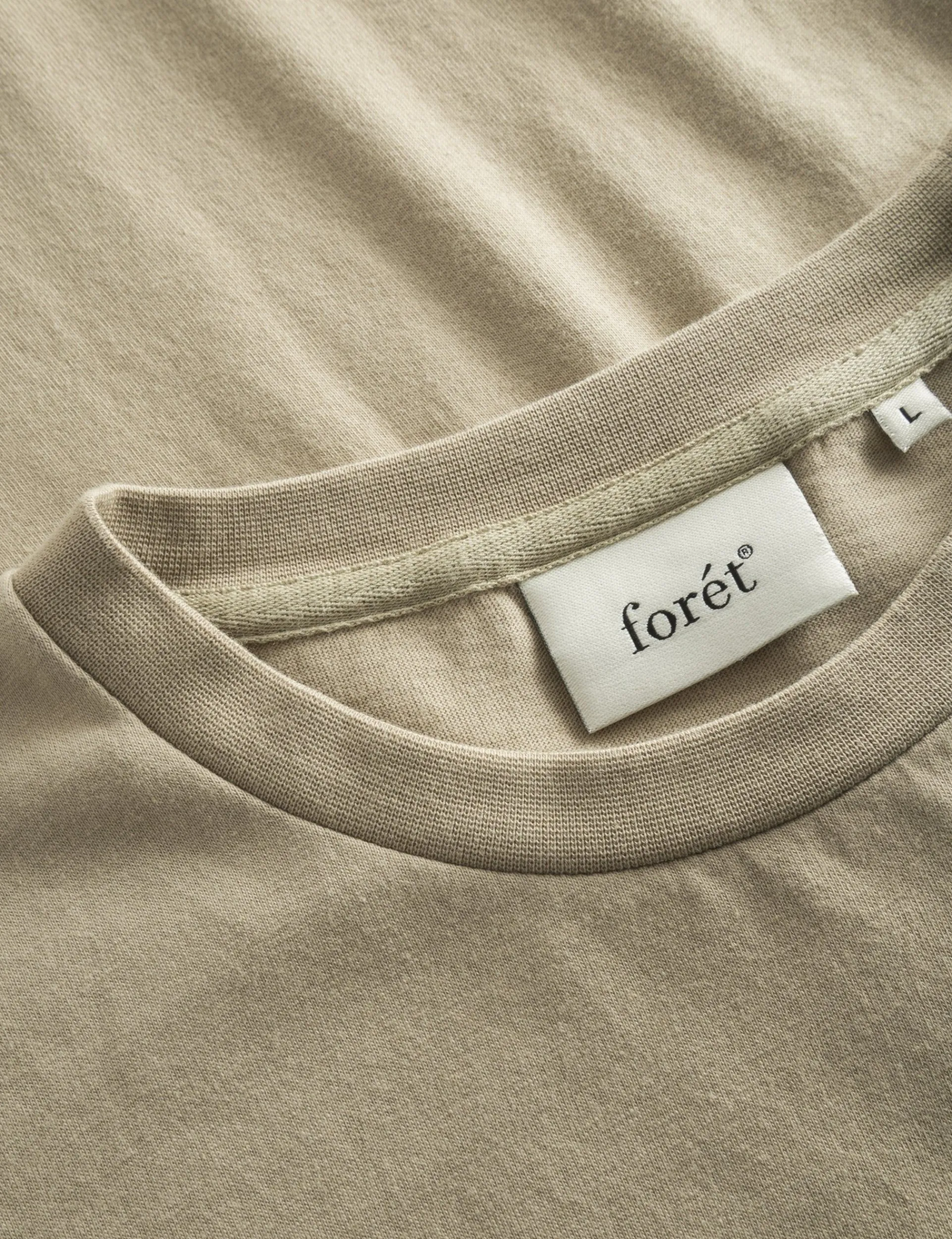 Men Forét T-Shirts-Outside T-Shirt-Khaki/Dark Green