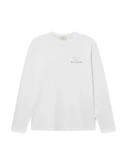 Men Forét T-Shirts-Paddle Longsleeve-White