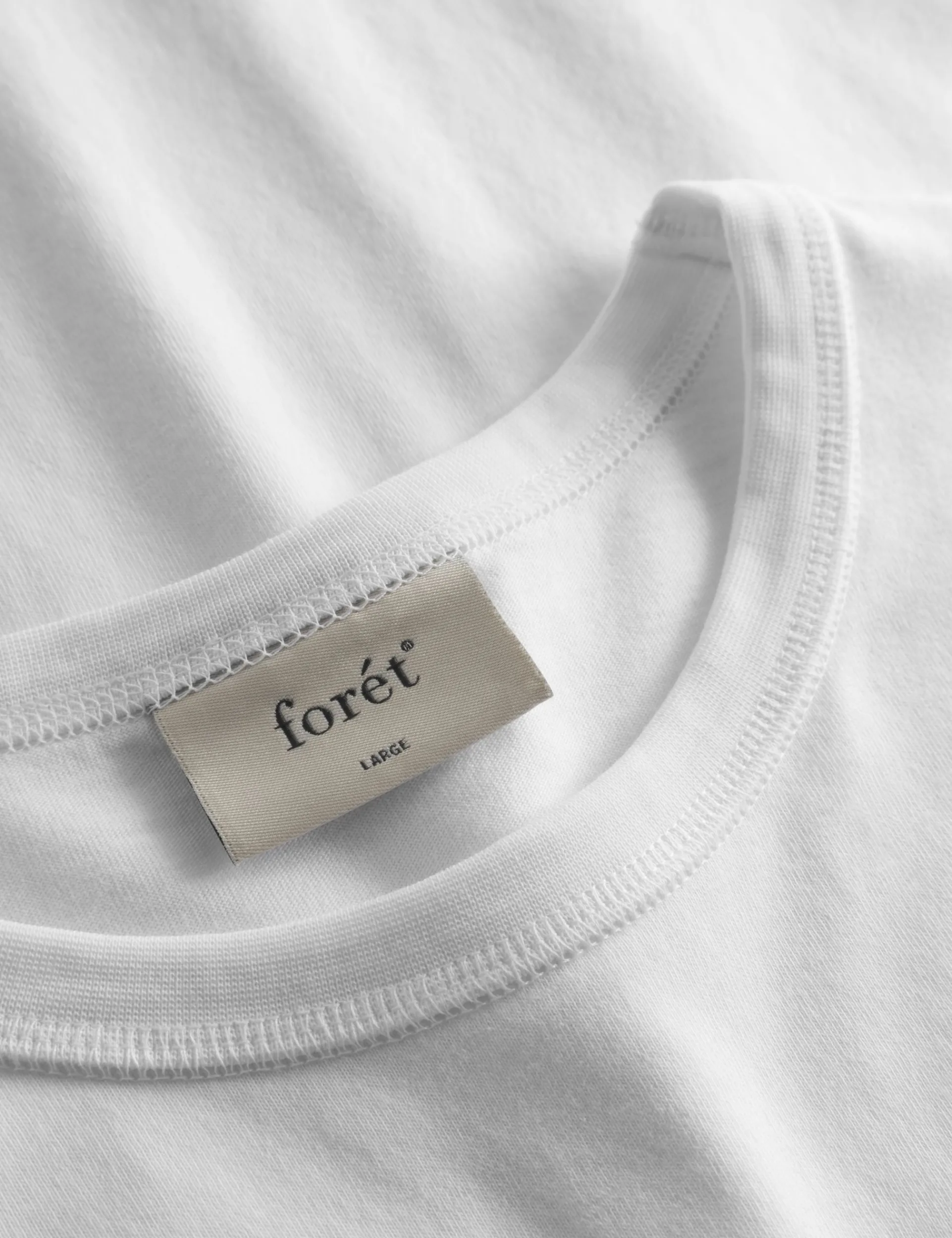 Men Forét T-Shirts-Paddle Longsleeve-White