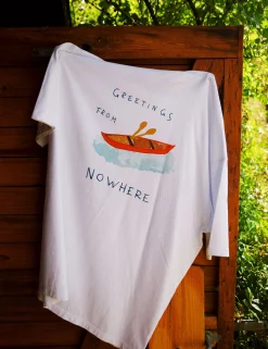 Men Forét T-Shirts-Paddle T-Shirt-White