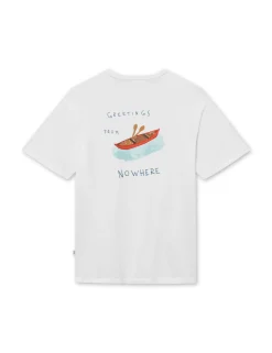 Men Forét T-Shirts-Paddle T-Shirt-White