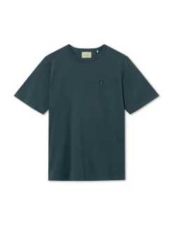 Men Forét T-Shirts-Patch T-Shirt-Navy