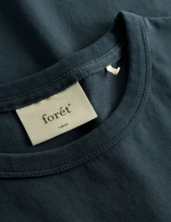 Men Forét T-Shirts-Patch T-Shirt-Navy