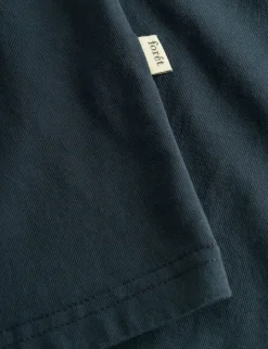 Men Forét T-Shirts-Patch T-Shirt-Navy
