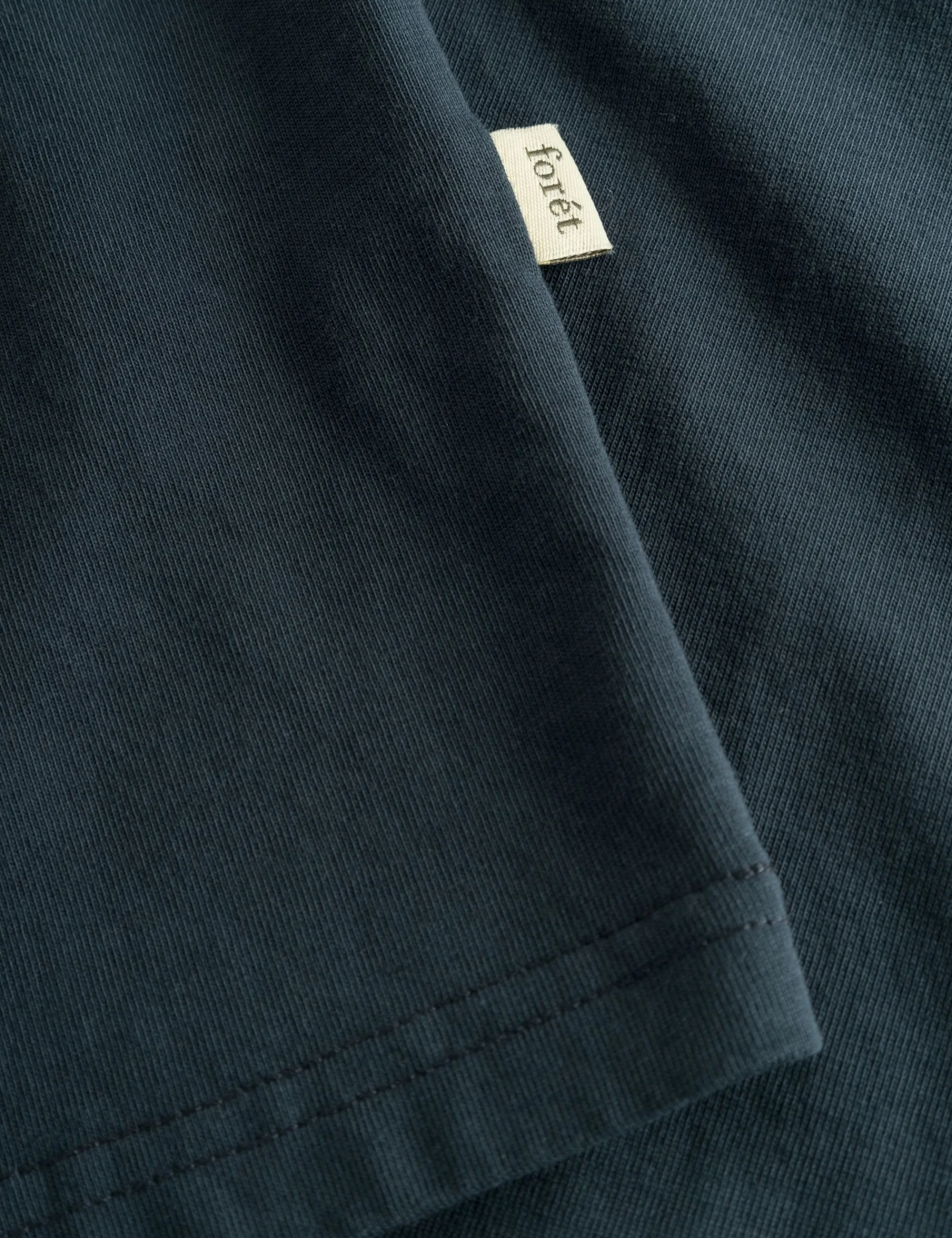 Men Forét T-Shirts-Patch T-Shirt-Navy