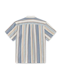 Men Forét Shirts-Peer Ss Shirt-Stripe
