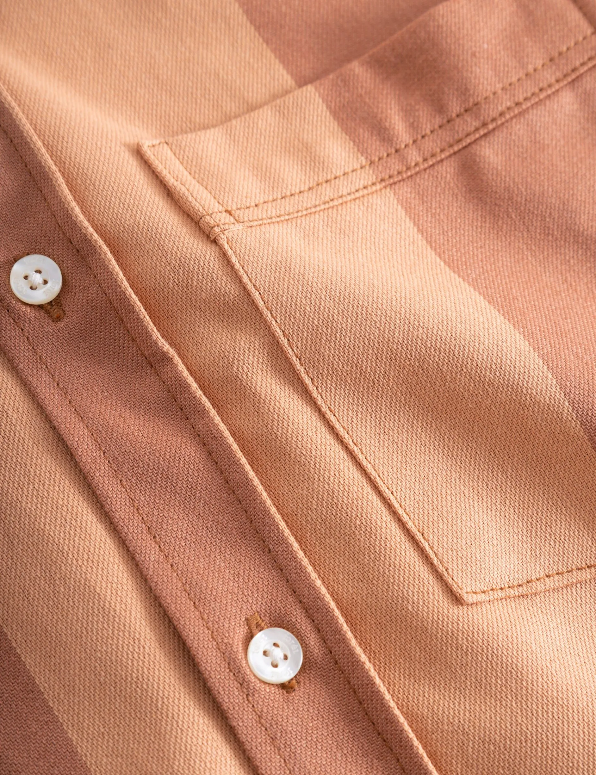 Men Forét Shirts-Petal Shirt-Sandstone/Brick