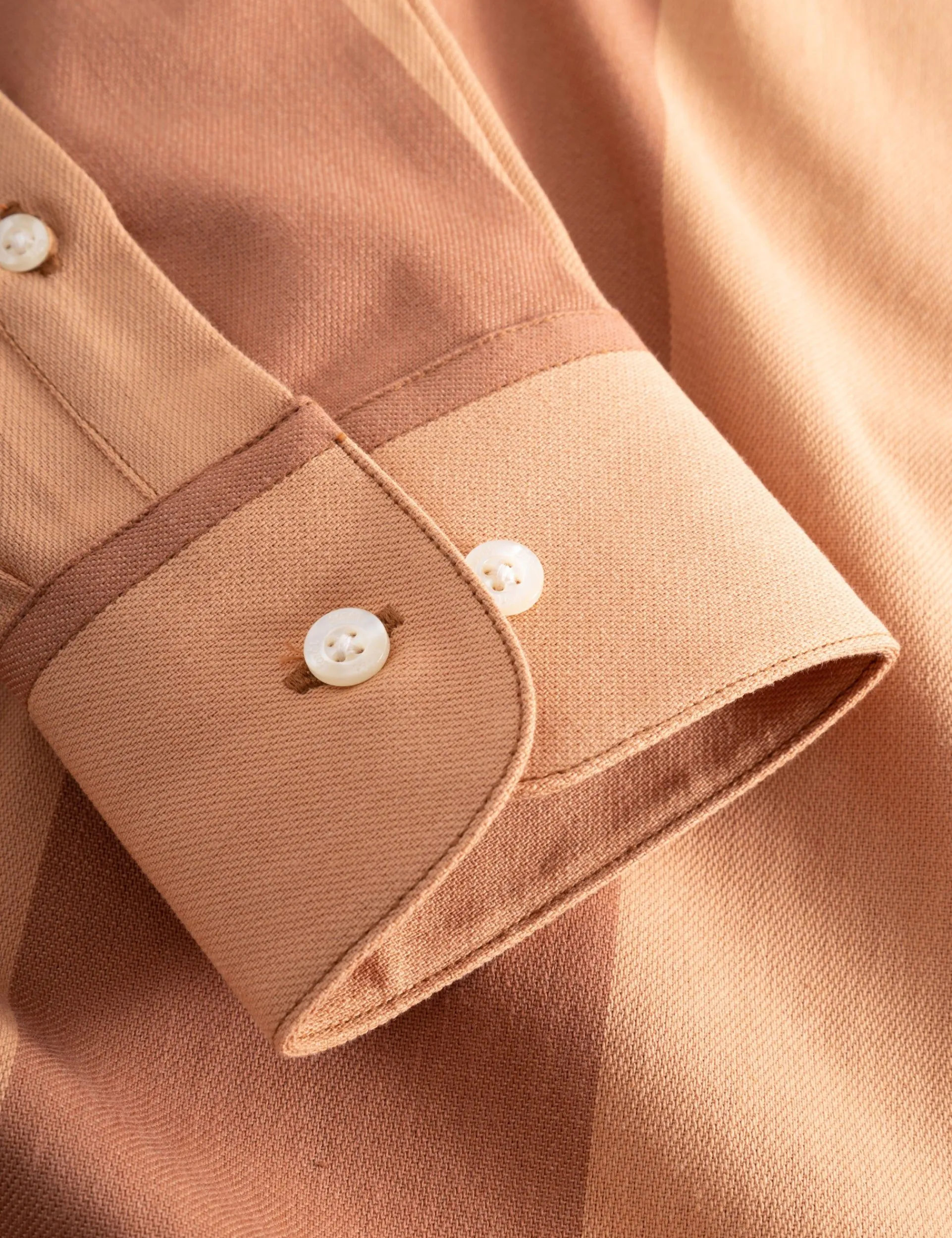 Men Forét Shirts-Petal Shirt-Sandstone/Brick