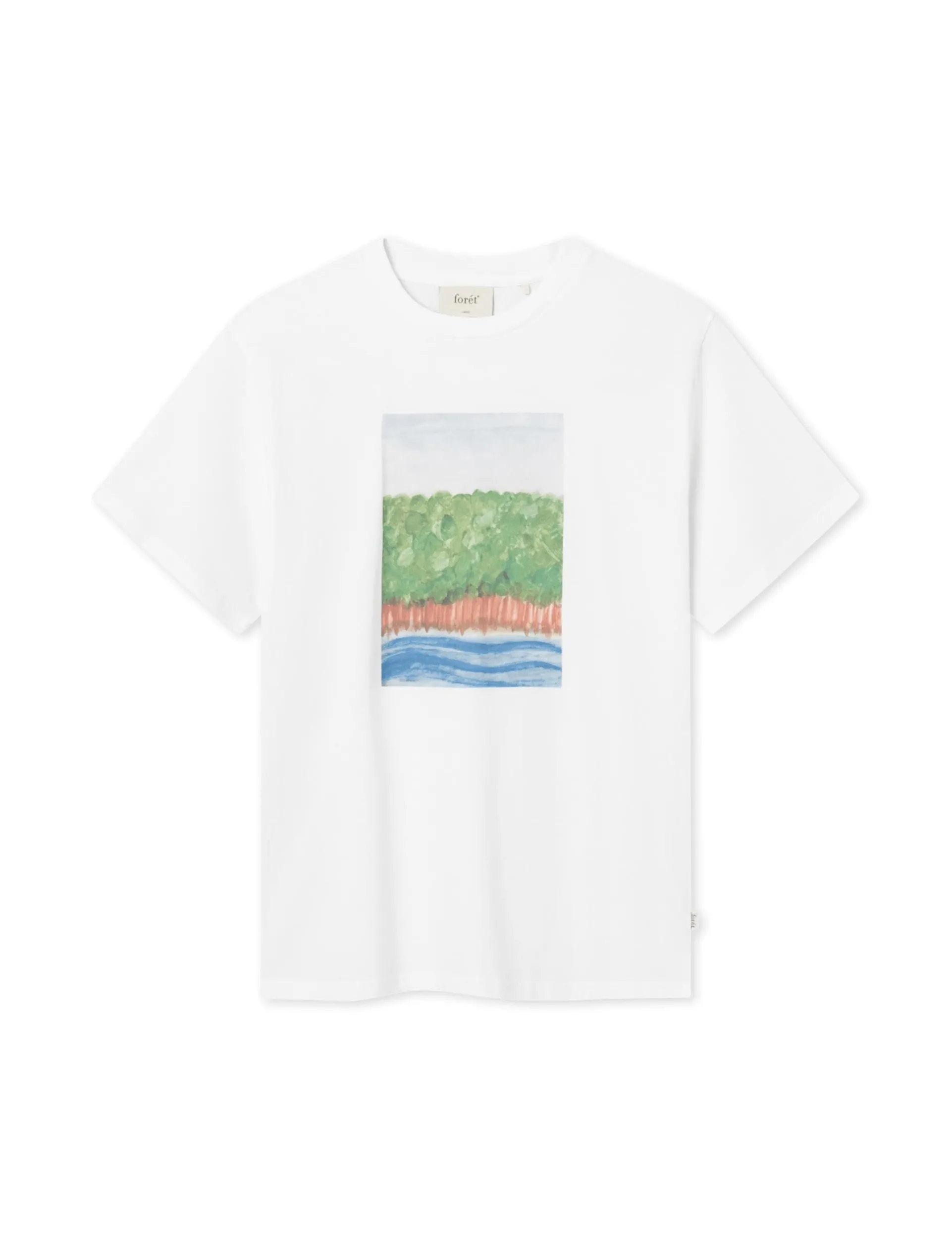 Men Forét T-Shirts-Pic T-Shirt-White