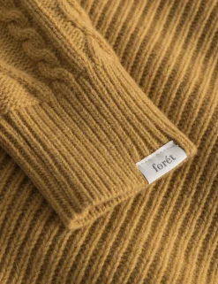 Men Forét Knitwear-Pine Knit-Curry