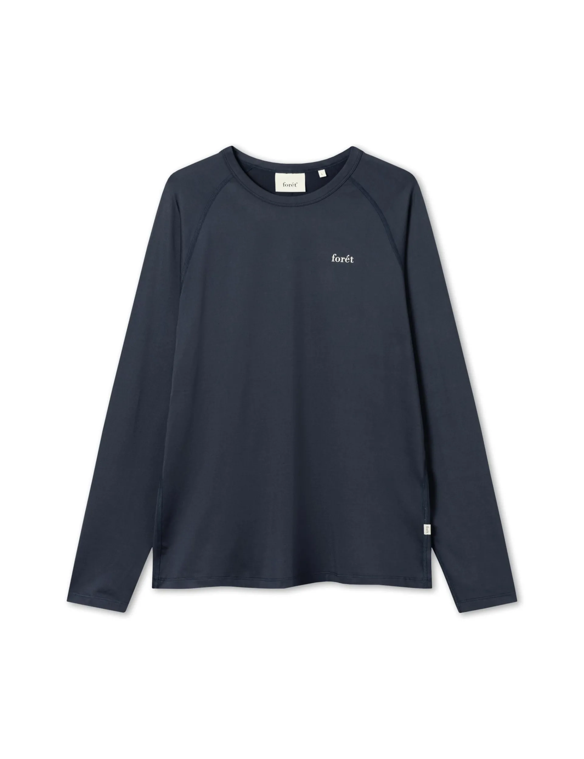 Men Forét T-Shirts-Play Longsleeve-Navy/White
