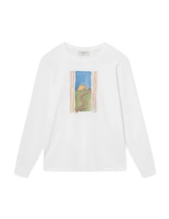 Men Forét Sweatshirts-Remote Longsleeve-White