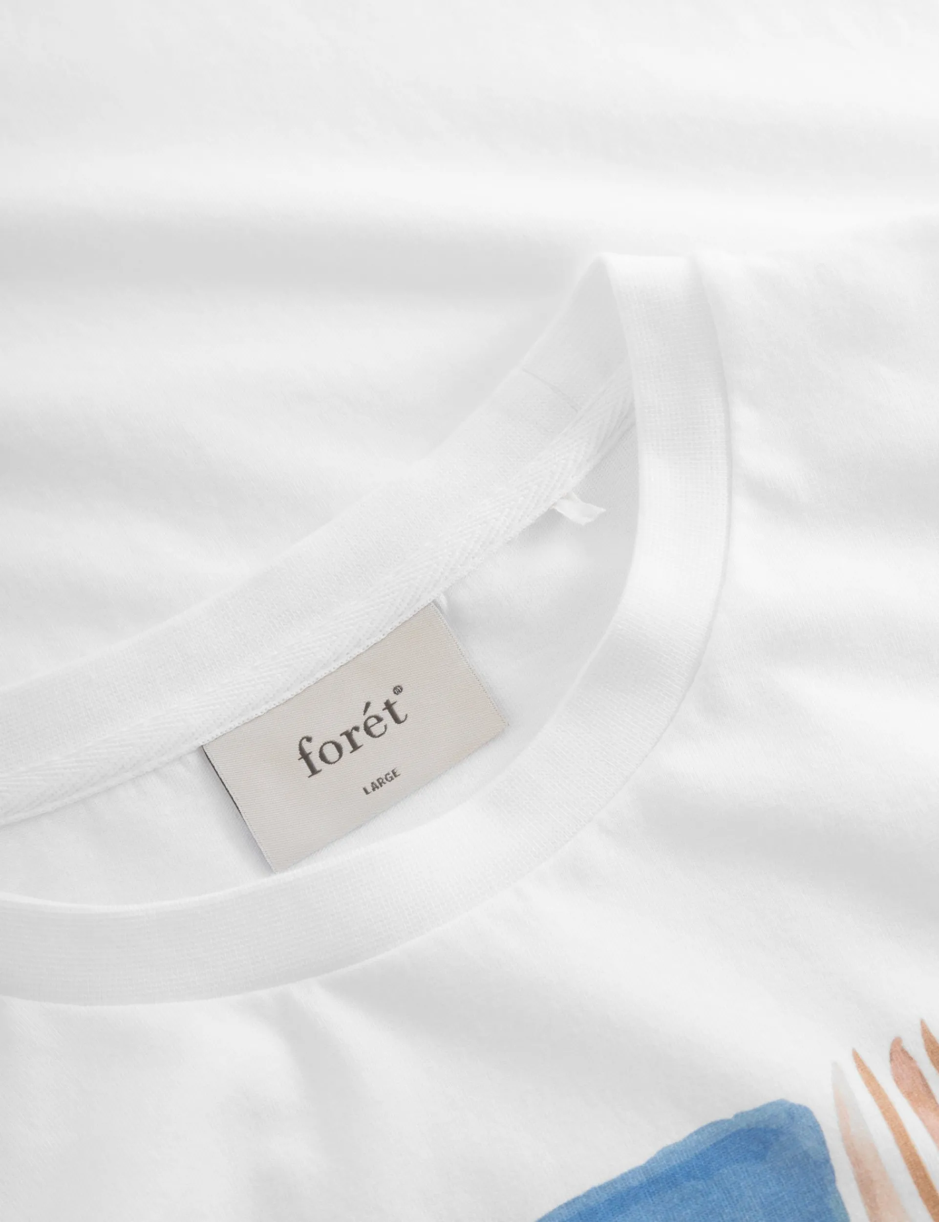 Men Forét T-Shirts-Remote Longsleeve-White