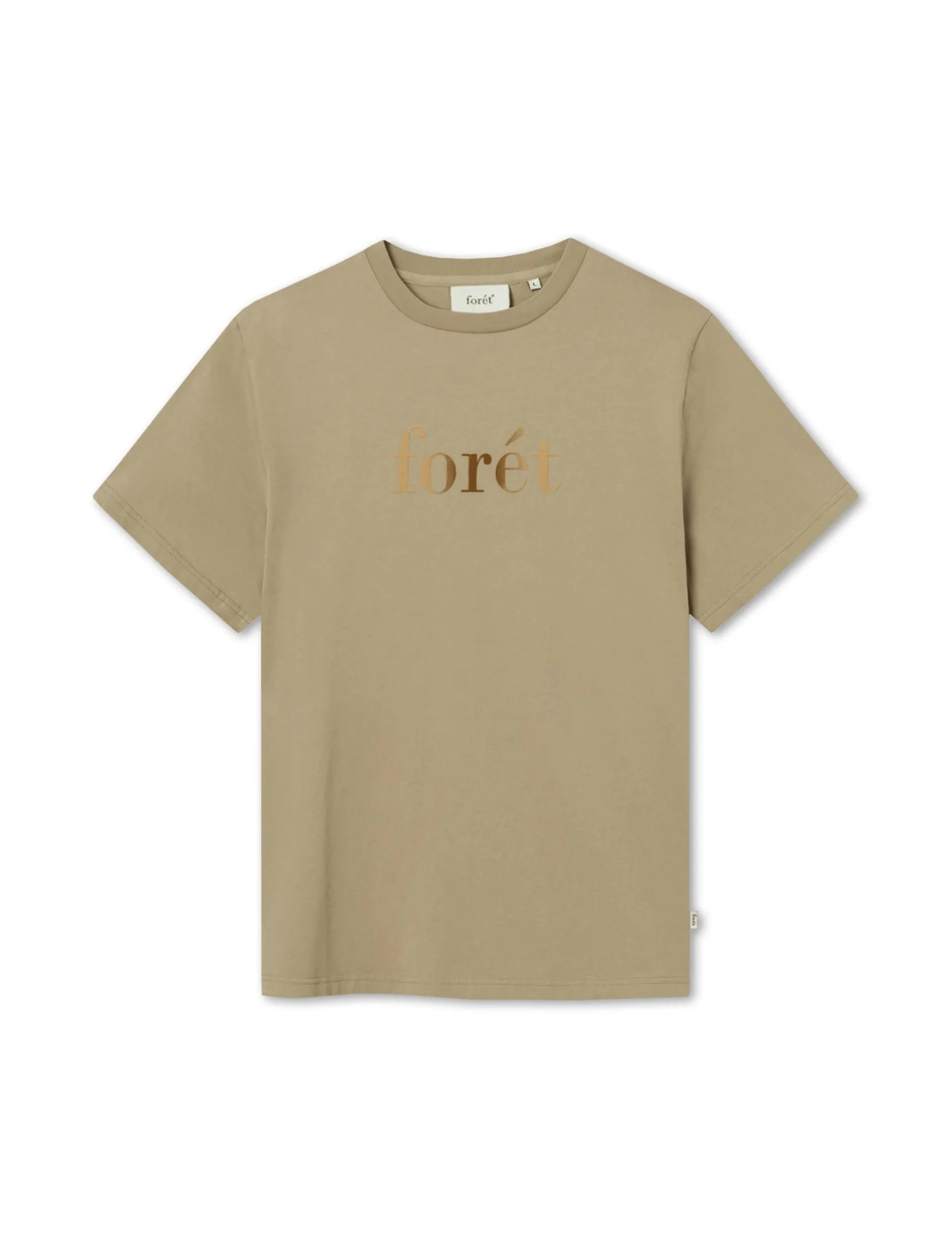 Men Forét T-Shirts-Resin Multi T-Shirt-White/Beige