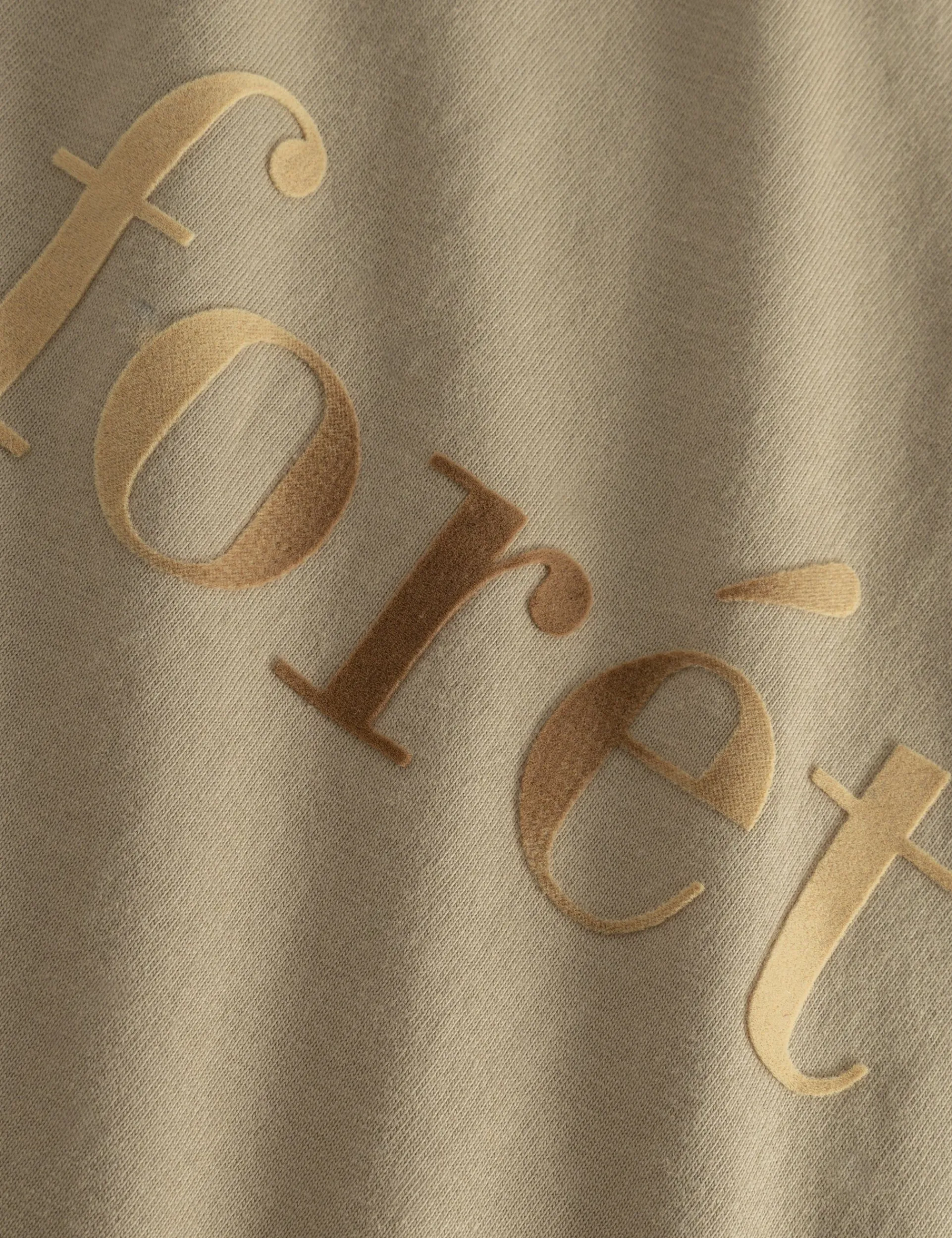 Men Forét T-Shirts-Resin Multi T-Shirt-White/Beige