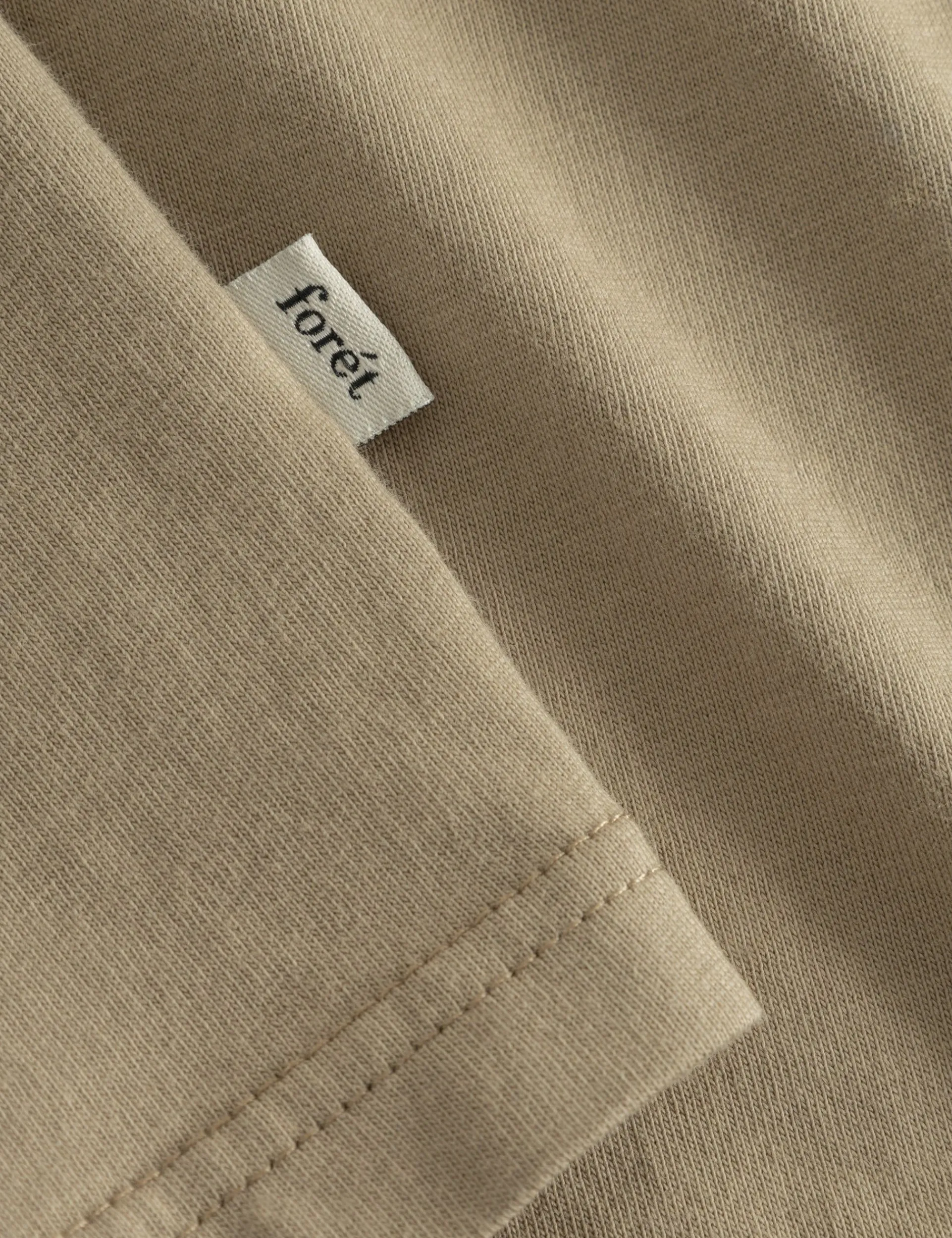 Men Forét T-Shirts-Resin Multi T-Shirt-White/Beige