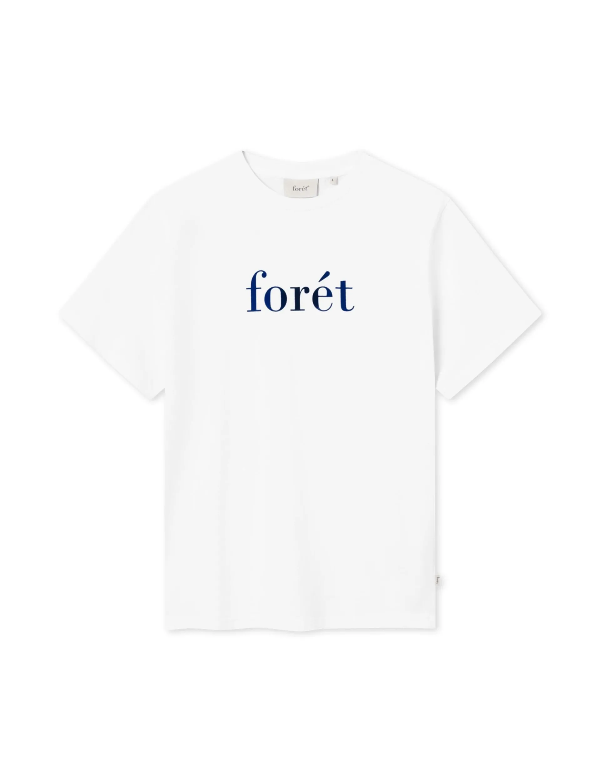 Men Forét T-Shirts-Resin Multi T-Shirt-White/Blue