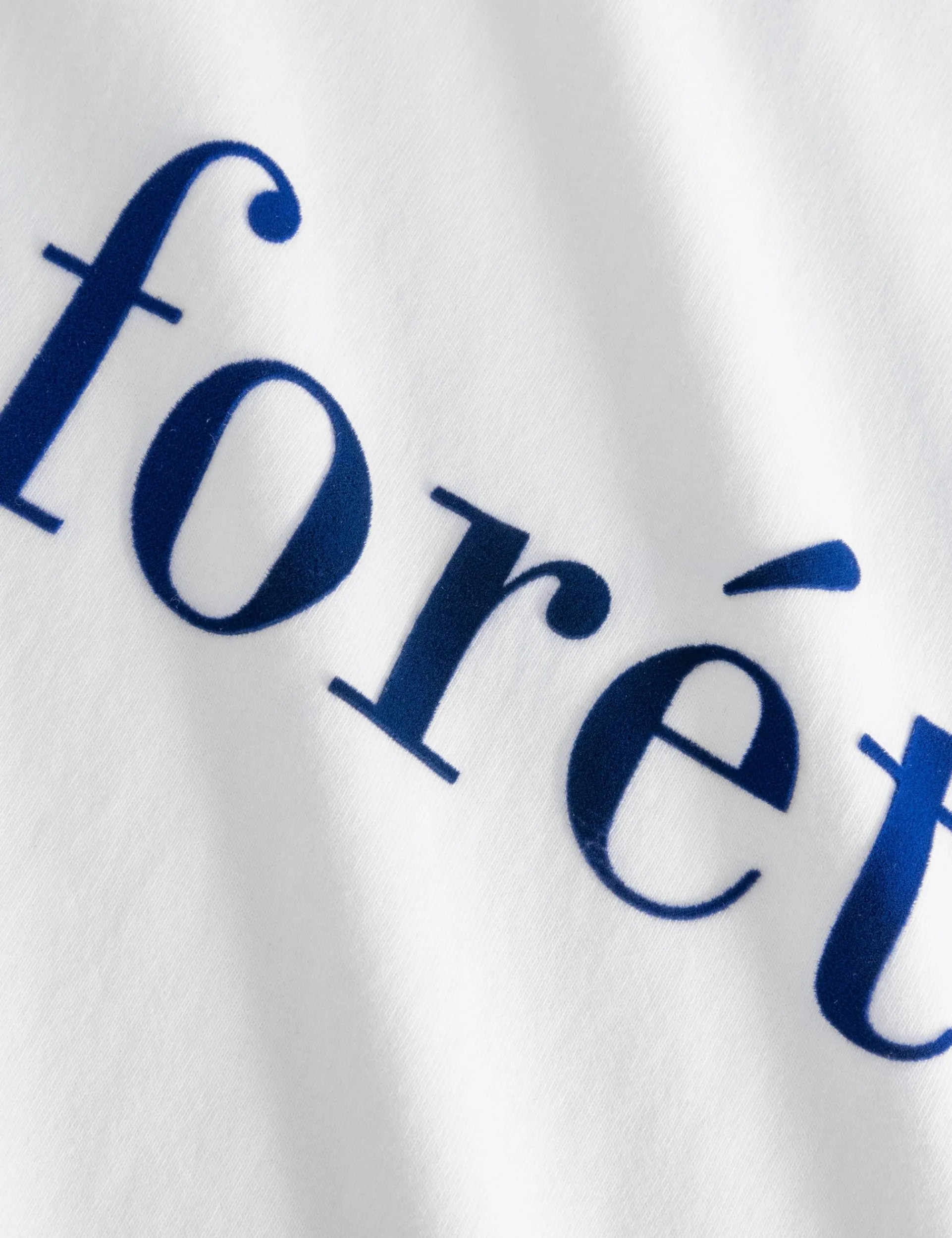 Men Forét T-Shirts-Resin Multi T-Shirt-White/Blue