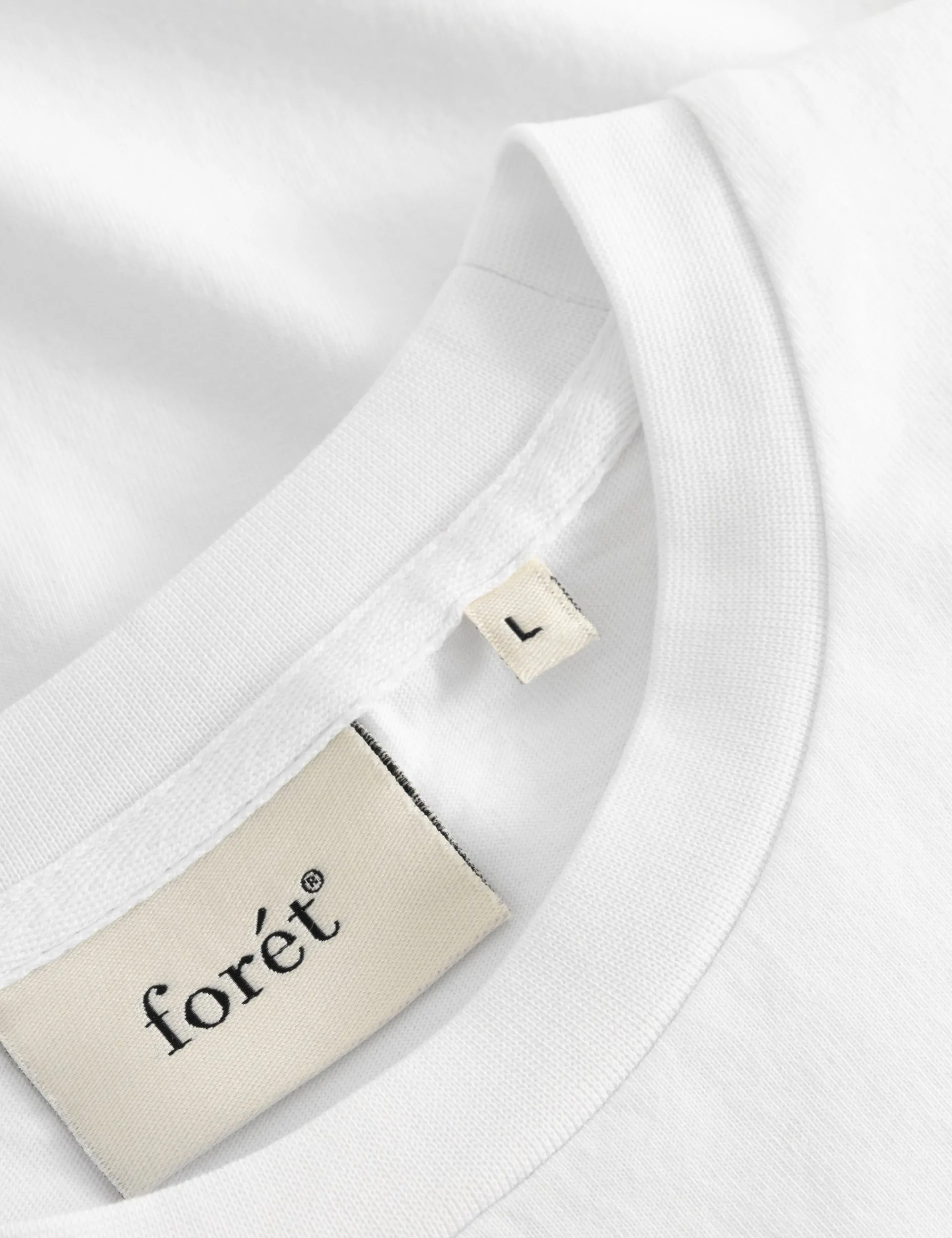 Men Forét T-Shirts-Resin Multi T-Shirt-White/Blue