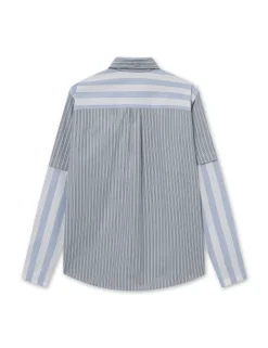 Men Forét Shirts-Rest Shirt-Light Blue/Cloud
