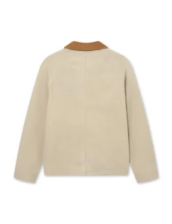 Men Forét Jackets-Row Oilskin Jacket-Khaki