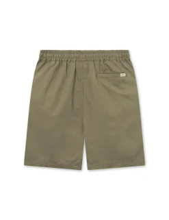 Men Forét Shorts-Serene Linen Shorts-Dusty Olive