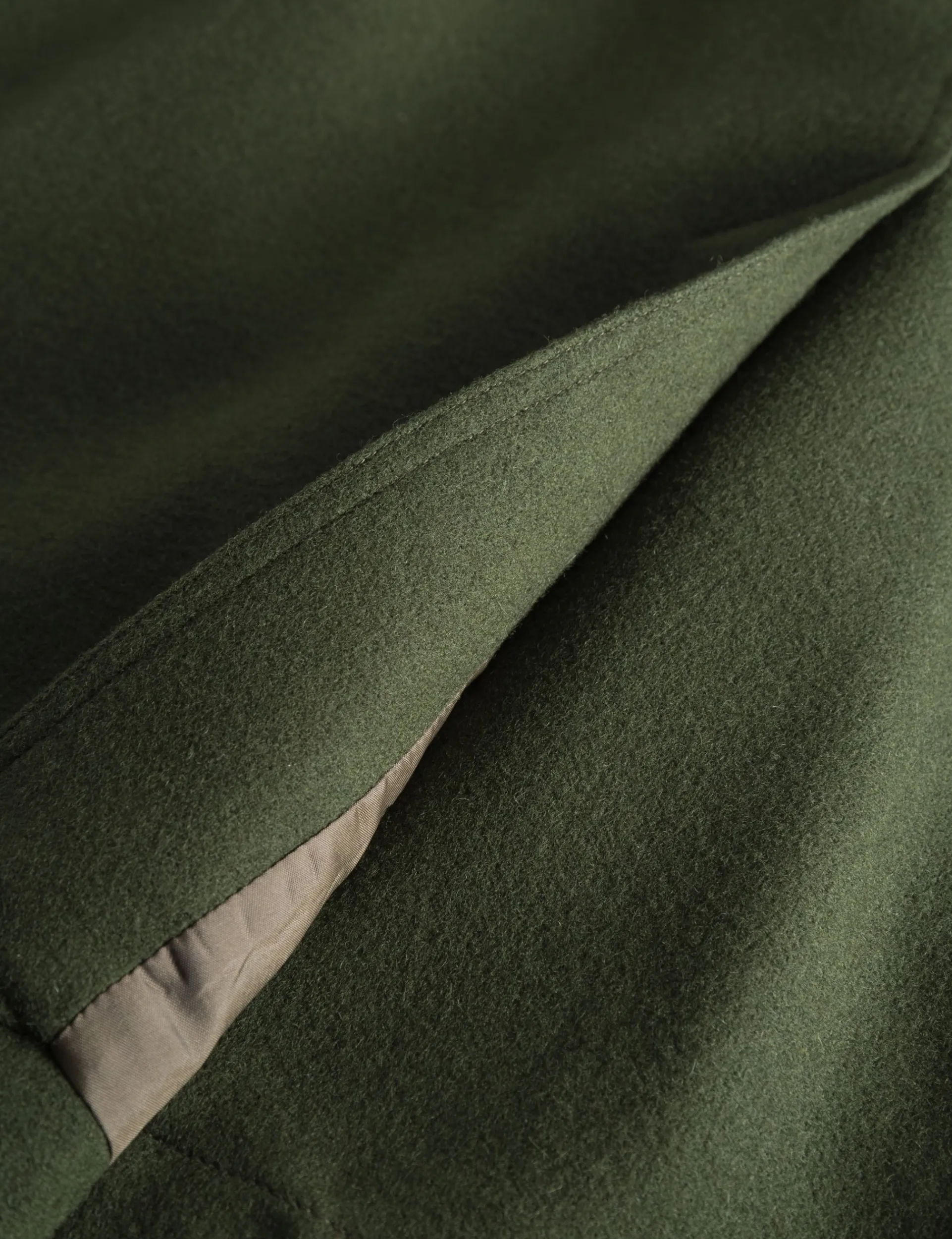 Men Forét Jackets-Shelter Wool Coat-Army