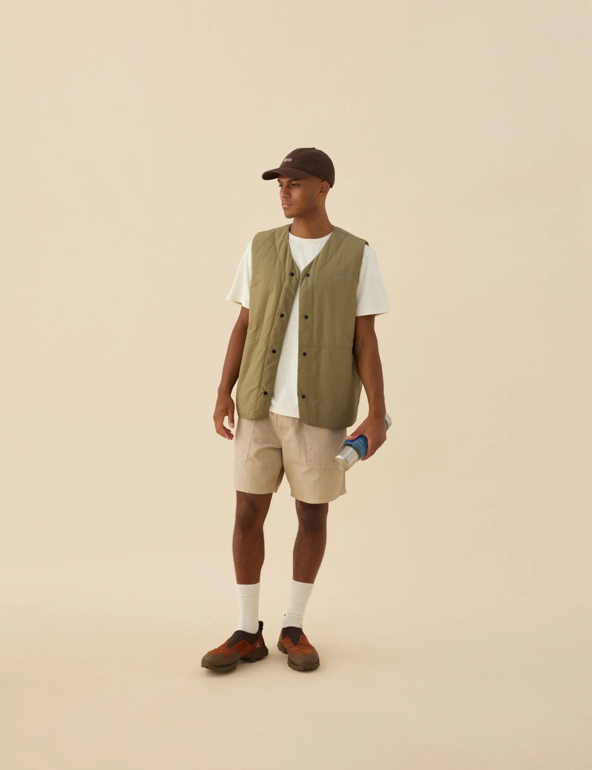Men Forét Shorts-Sienna Shorts-Khaki