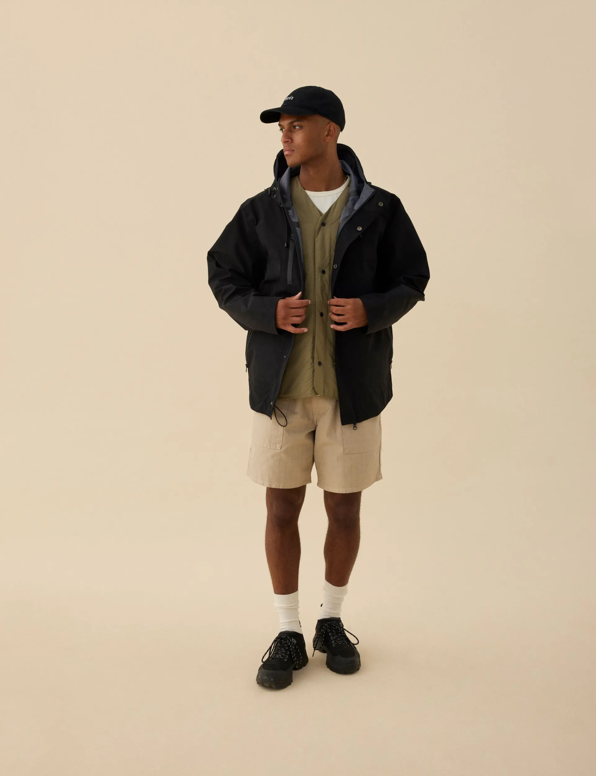 Men Forét Shorts-Sienna Shorts-Khaki