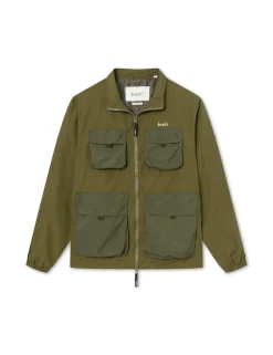 Men Forét Overshirts-Sizzle Jacket-Army